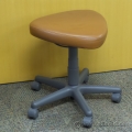 Teknion Ability Leather Triangular Seat Adjustable Spinner Stool
